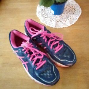 Asics Gel Kayano 22 Running Sneaker Blue Pink T597